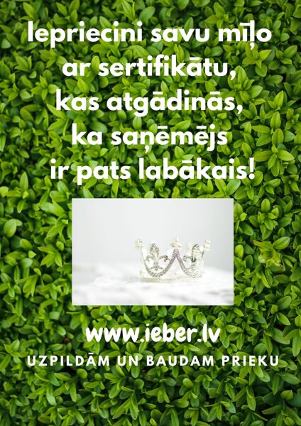 Atzinība būt par labāko!